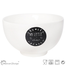 Blanco y negro New Bone China Bowl